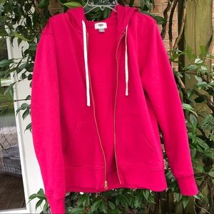 PINK ZIP-UP HOODIE